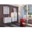 Tall storage unit Zlata ZlP-100 White