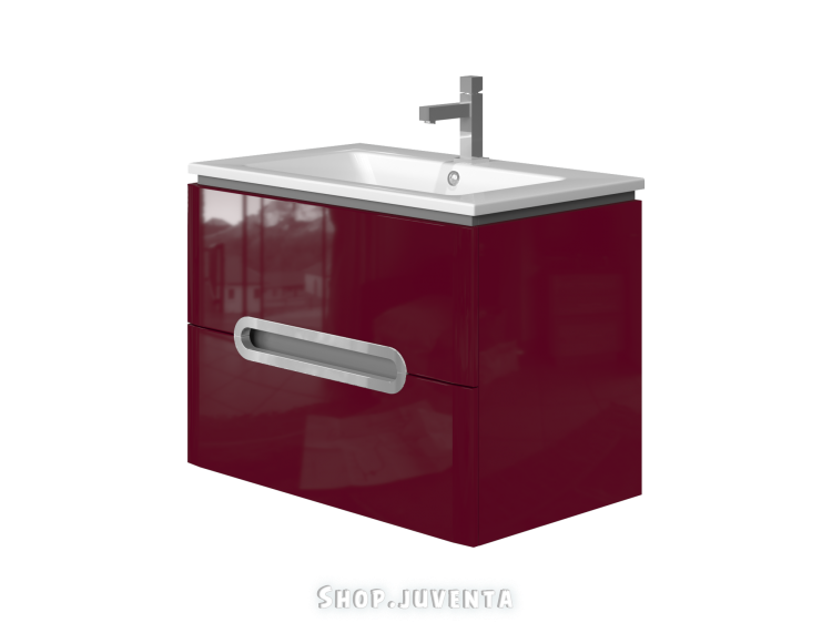 Vanity unit Prato Pr-75 Claret