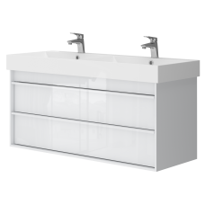 Vanity unit Quadra Qd-120 White Gloss Vanity unit Quadra Qd-120 White Gloss