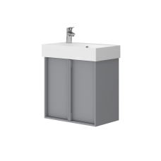 Vanity unit Quadra Qd-55 Grey Matte Vanity unit Quadra Qd-55 Grey Matte