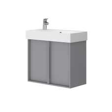 Vanity unit Quadra Qd-65 Grey Matte Vanity unit Quadra Qd-65 Grey Matte