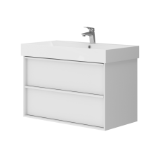 Vanity unit Quadra Qd-85 White Matte Vanity unit Quadra Qd-85 White Matte