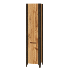 Tall storage unit Queen QnP-190 Wotan Oak