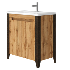 Vanity unit Queen Qn-80 Wotan Oak Vanity unit Queen Qn-80 Wotan Oak