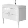 Vanity unit Ticino Tc-105 White