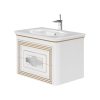 Vanity unit Treviso T-80 White