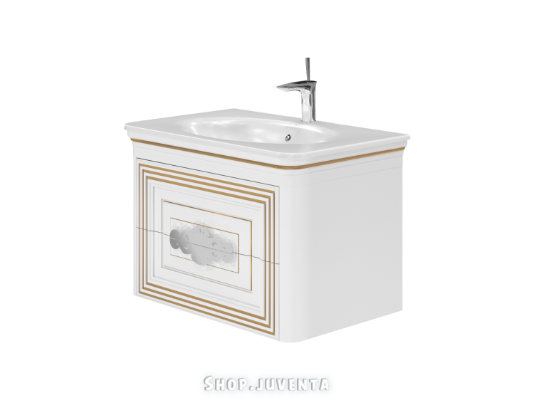 Vanity unit Treviso T-80 White