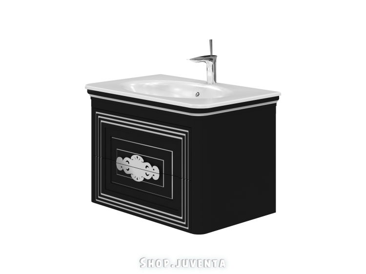 Vanity unit Treviso T-80 Black