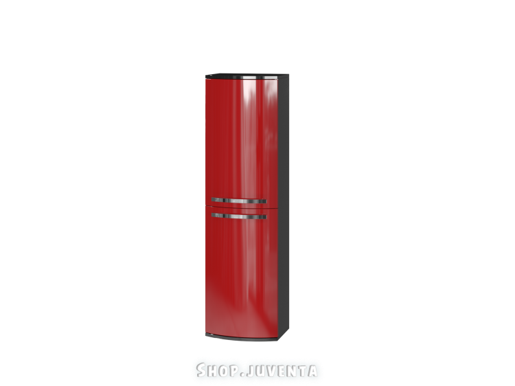 Tall storage unit Vanessa VnP-140 Red