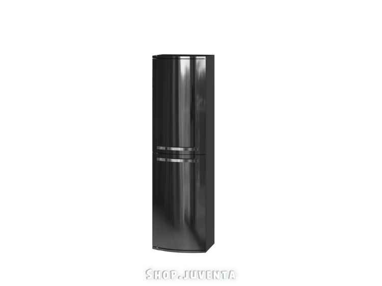 Tall storage unit Vanessa VnP-140 Black