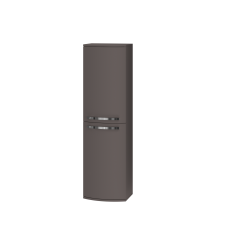 Tall storage unit Vanessa VnP-140 Dark Melon Tall storage unit Vanessa VnP-140 Dark Melon