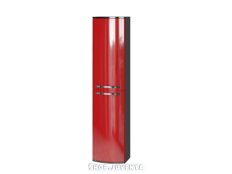 Tall storage unit Vanessa VnP-170 Red