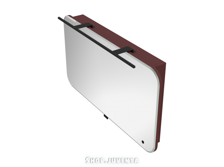 Mirror cabinet Velluto VltMC-100 Claret