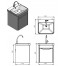 Vanity unit Livorno Lvr-50 White