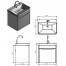 Vanity unit Livorno Lvr-60 Structural Stone