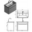 Vanity unit Livorno Lvr-80 Structural Stone