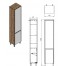 Tall storage unit Luton LtP-190 Wotan Oak